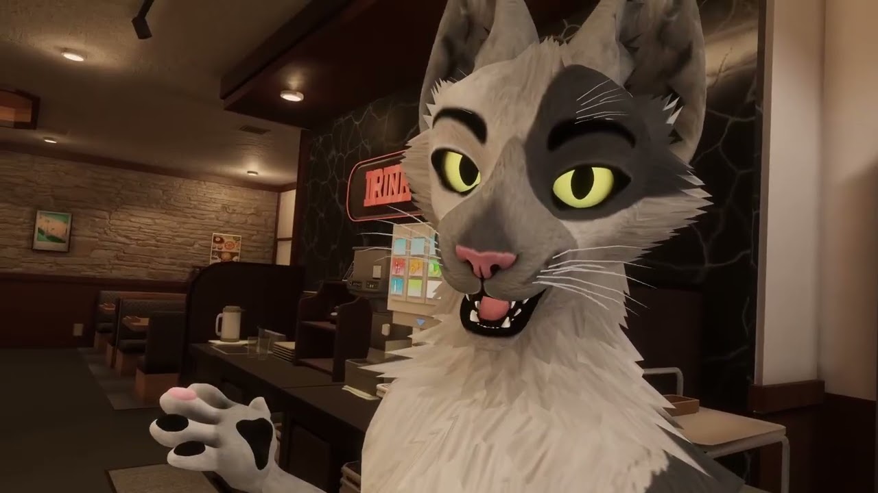 Late-Night Family Restaurant in VRChat
