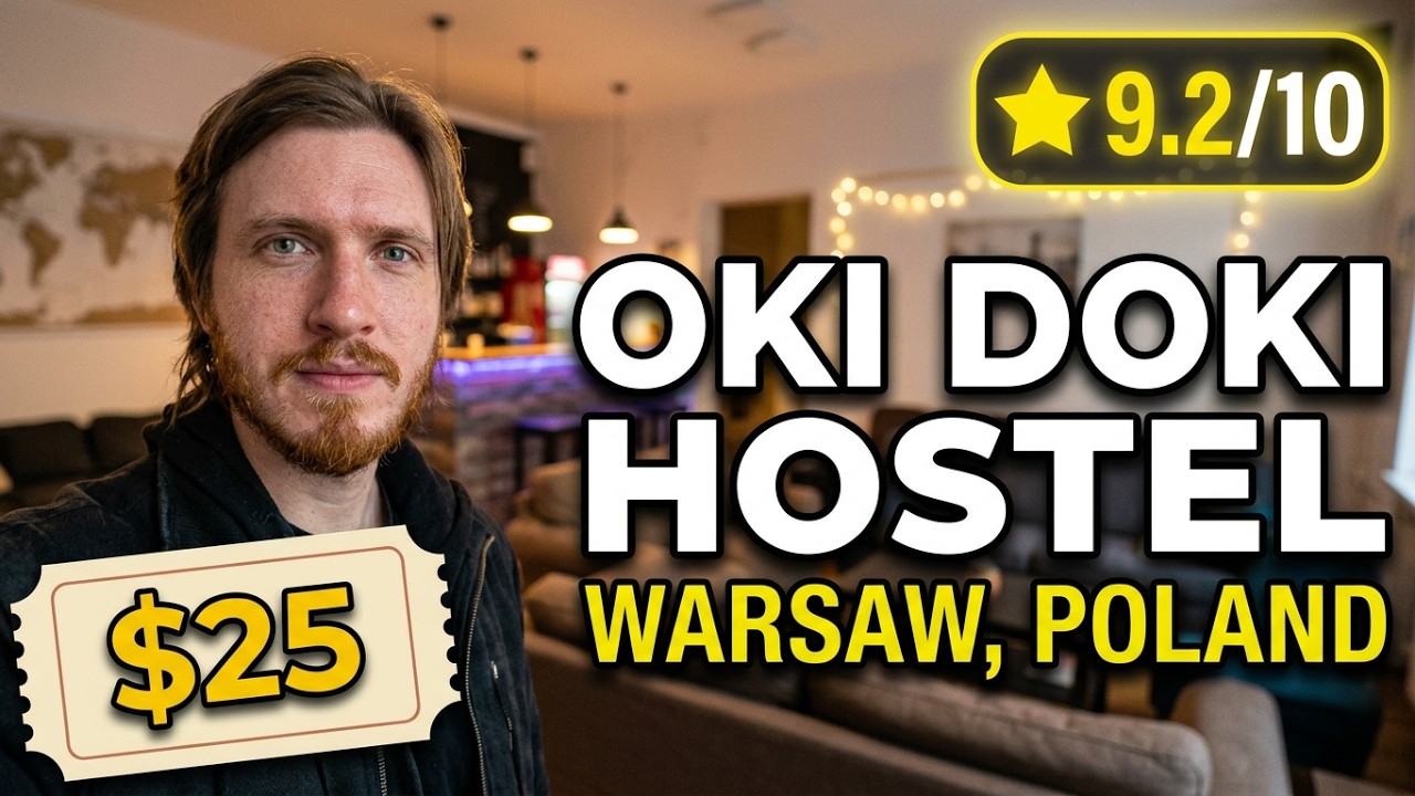 Обзор хостела Oki Doki Old Town в Варшаве, Польша (общий номер на 6 человек за $25)