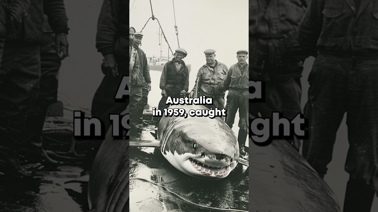 ТОП-3 больших белых акулы, пойманных человеком с помощью удочки 🎣 👀 #акула #shortsvideo