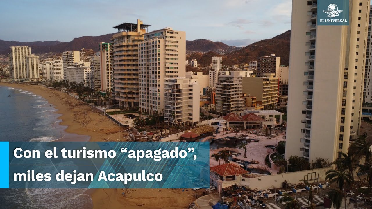 Acapulco vive éxodo por falta de alimentos y casas