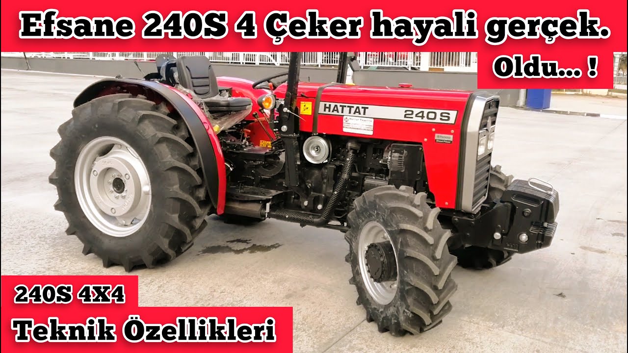 240S 4 ÇEKER HAYALİ GERÇEK OLDU! HATTAT 240 S 4X4 TEKNİK ÖZELLİKLERİ #hattat240s4x4 #traktövideoları