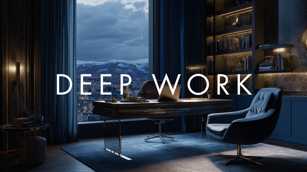 Deep Work Music | Penthouse Focus for Long Study & Coding Sessions