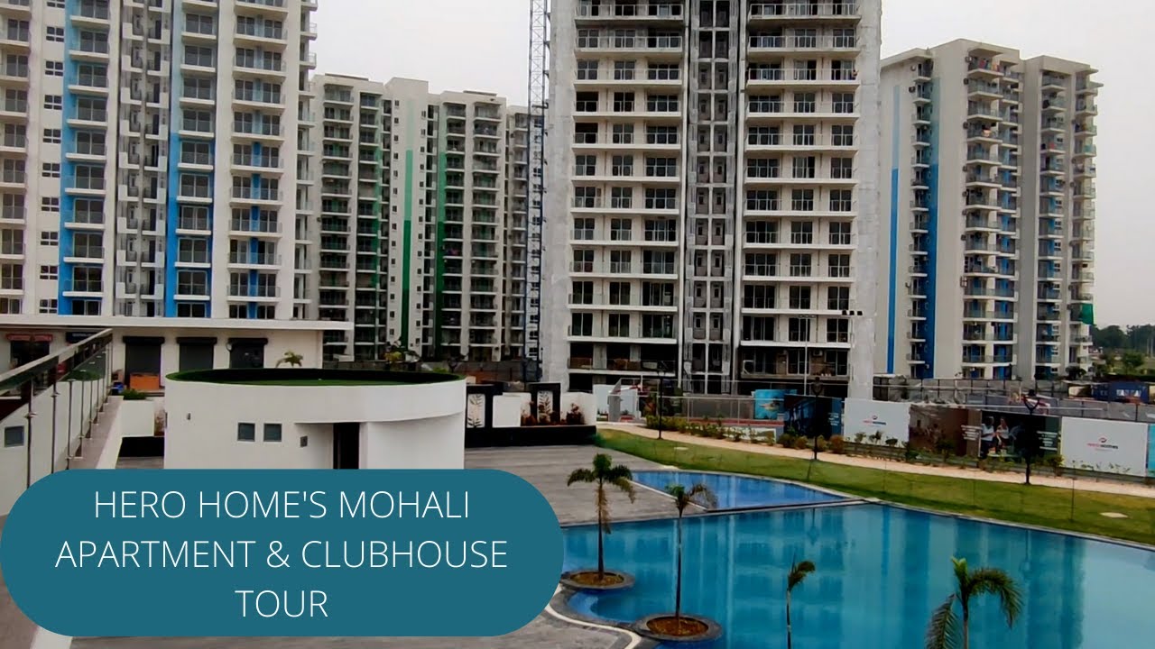 Hero Homes Sector 88 Mohali | Apartment & Clubhouse Tour | +91-911-511-8111