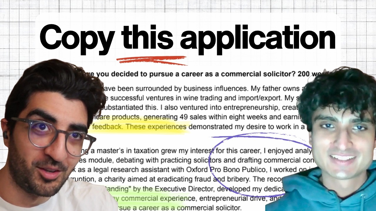 Inside a successful law firm application (90-minute breakdown)