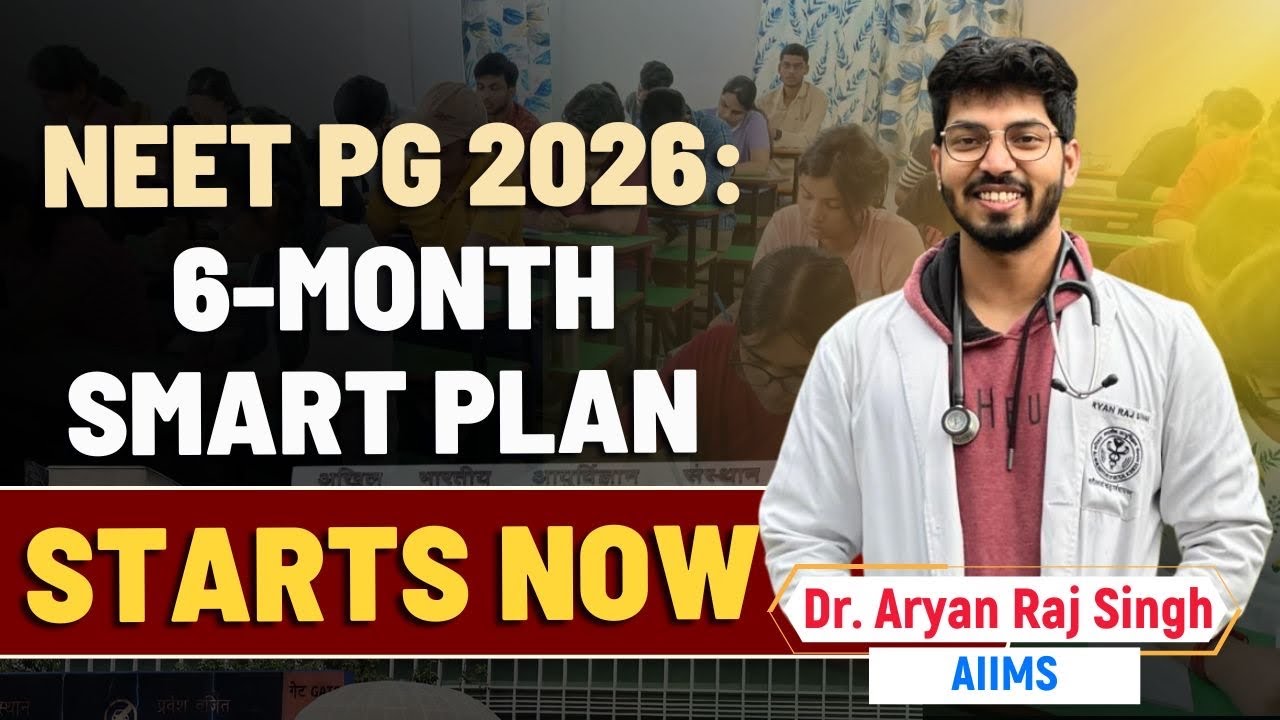 Target NEET PG 2026 | 6 month Blueprint| #neetpg #inicet #mbbs 