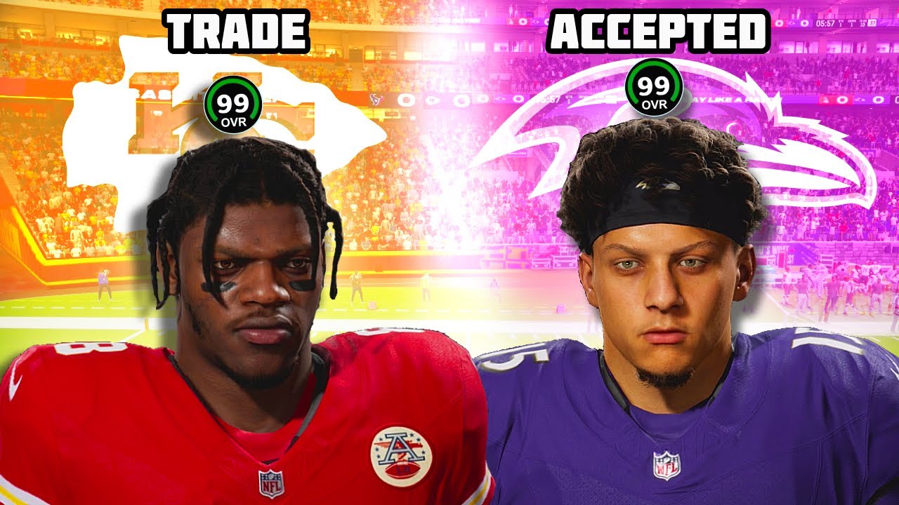 What if Lamar Jackson and Patrick Mahomes traded Careers?