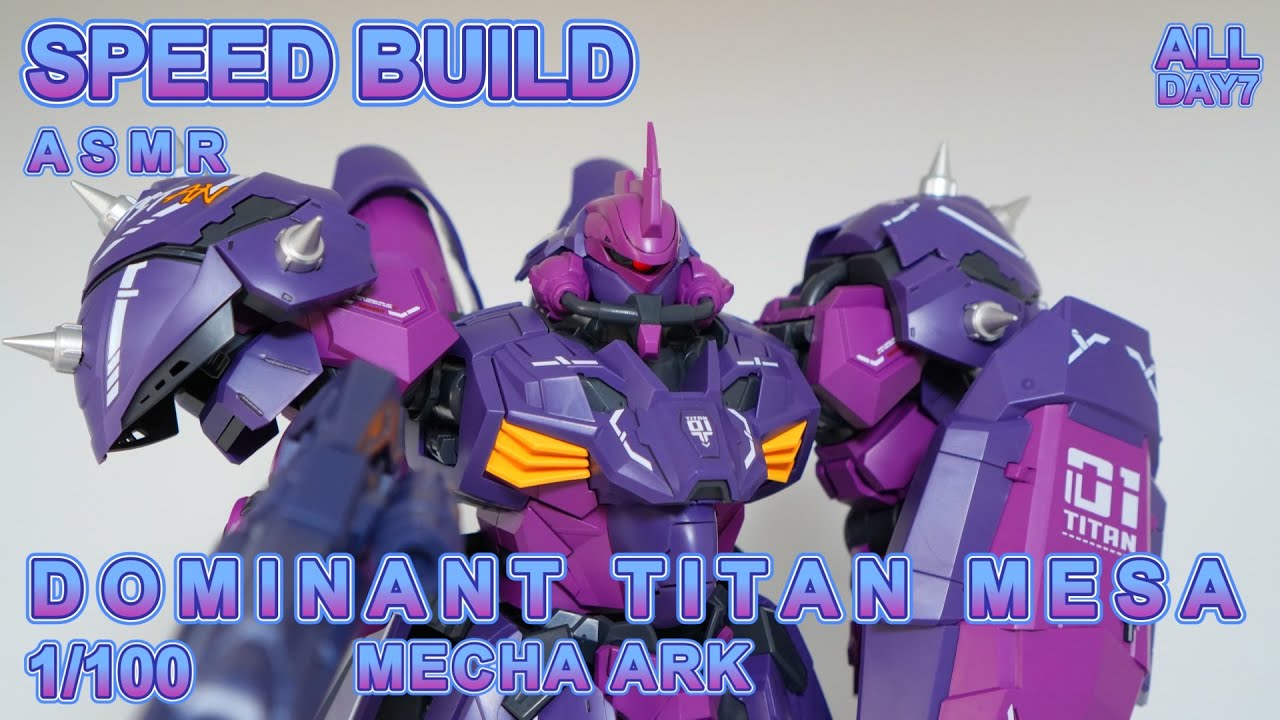 MECHA ARK DOMINANT TITAN MESA 1/100 ㅣSPEED BUILDㅣMODEL KITㅣASMR BUILD