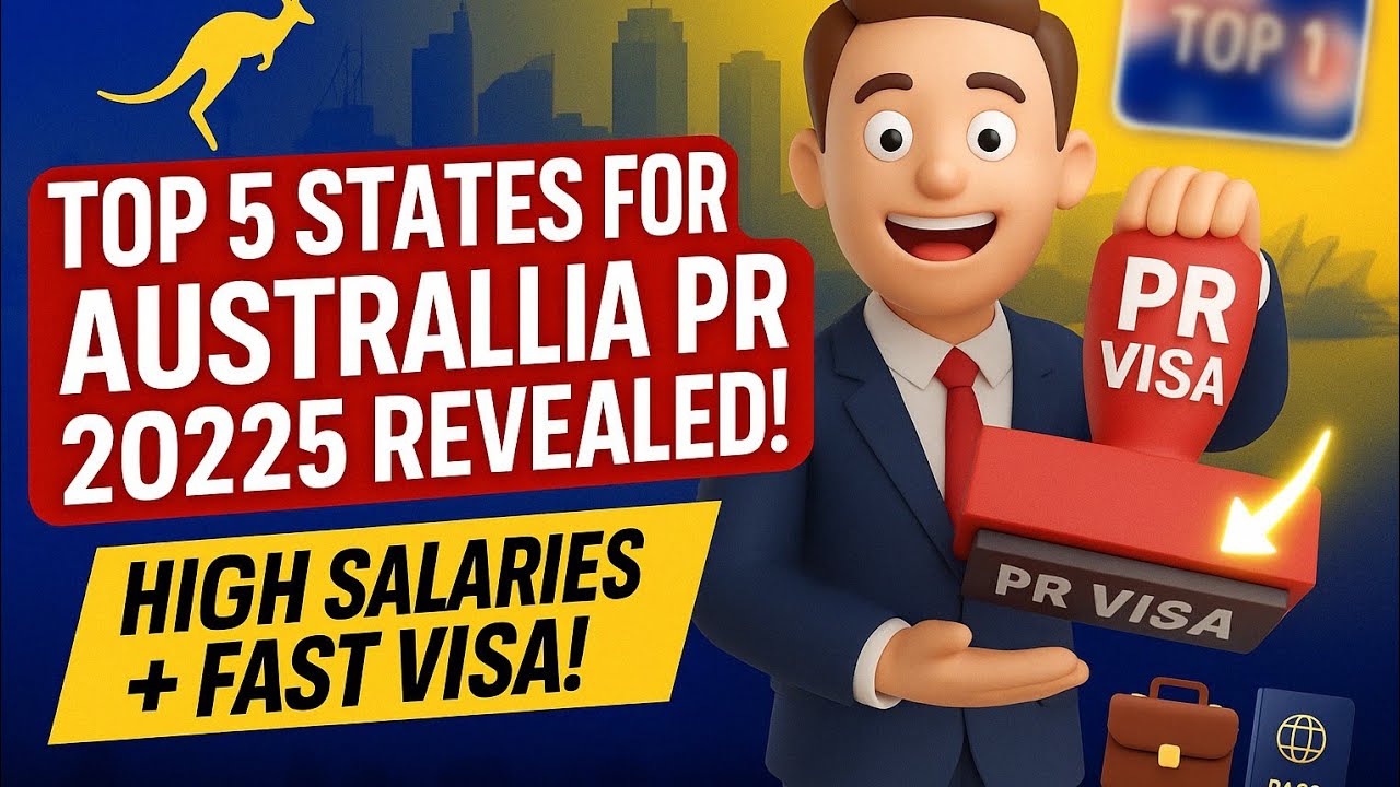 Australia’s Top 5 States for PR Visa Jobs in 2025 REVEALED l Australia Visa Updates
