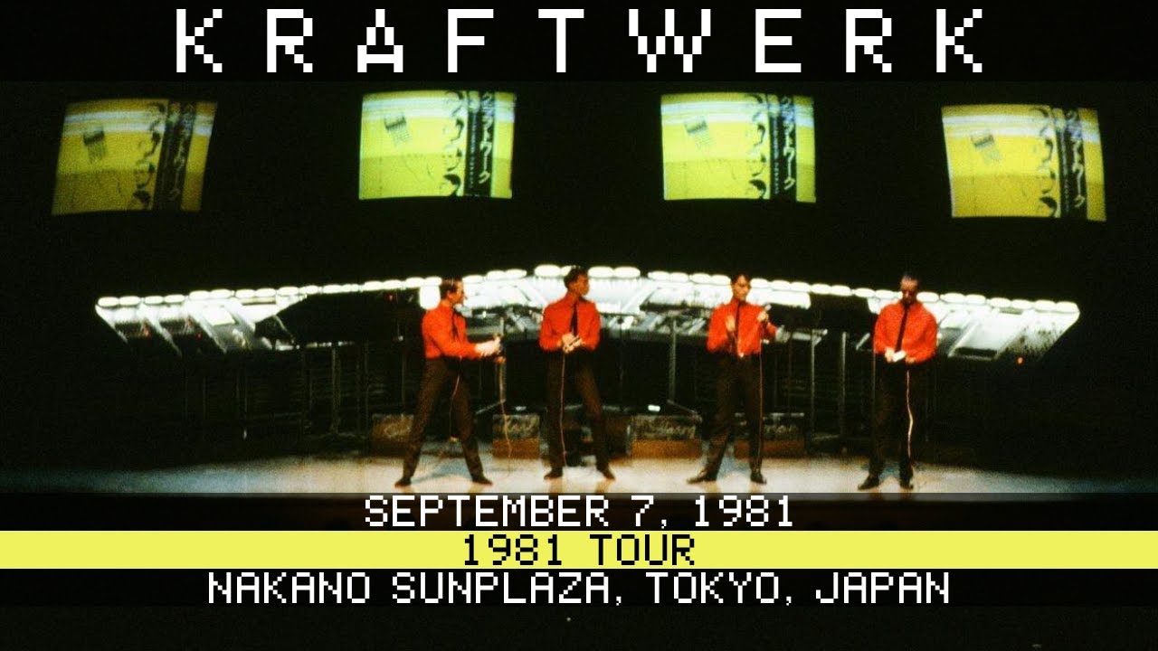 Kraftwerk Live 9/7/1981 Nakano Sunplaza Tokyo