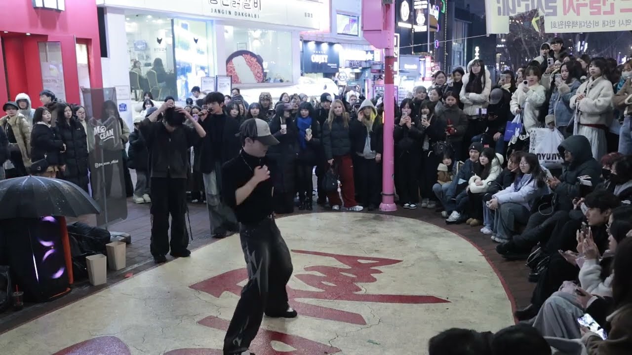 KPOP&JHKTV]Mocean in hongdae kpopdance#宣告 (Love Shot)EXO#모션 찬욱홍대케이팝댄스