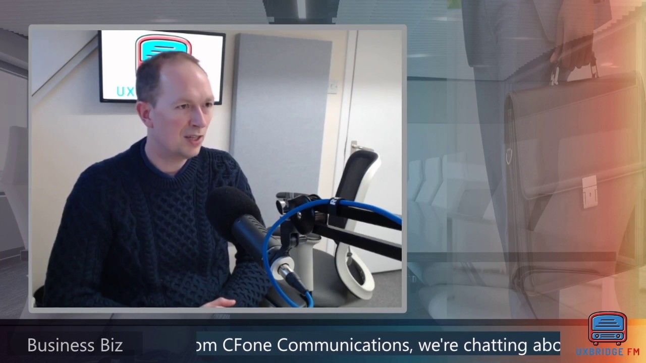 Uxbridge FM Business show - CFone Communications - VoIP
