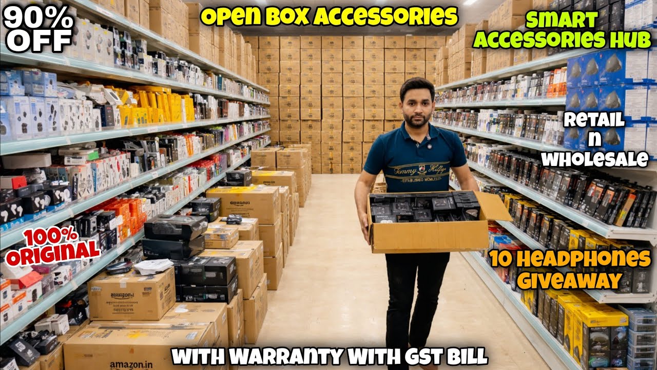 Original Open Box Accessories| With Warranty with gst bill| 90% Off | 10 Headphones Giveaway 