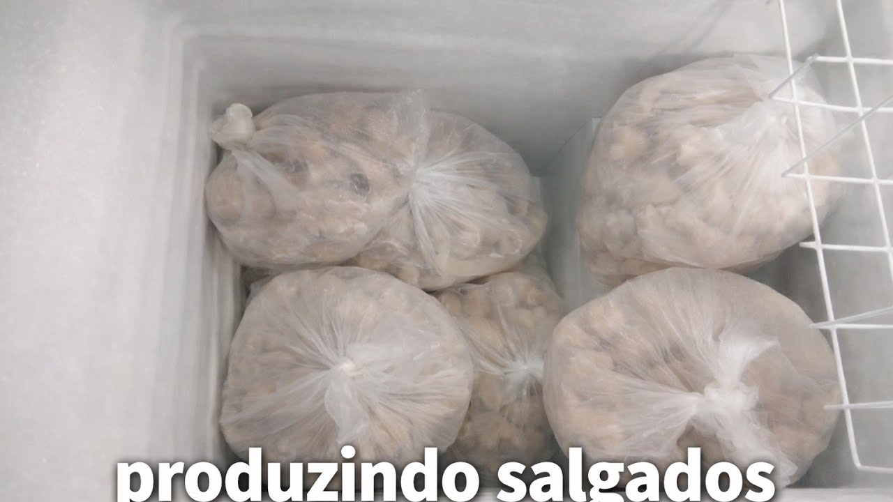 Pequena produção de SALGADOS, ainda não saíram vendas! 😕 Falando sobre #façaevenda  #delivery #grata
