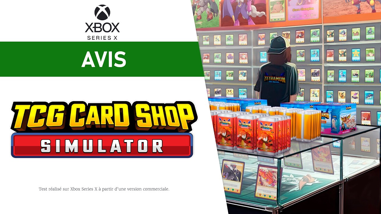 Que vaut TCG Card Shop Simulator, la simulation de magasin de cartes ? Mon avis sur Xbox Series X