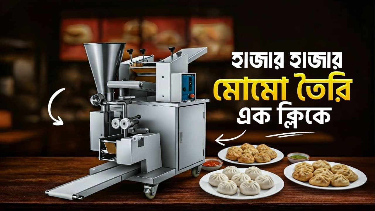 🥟 সহজেই তৈরি করুন হাজার হাজার মোমো | ব্যবসার জন্য সেরা আধুনিক Momo Making Machine BD