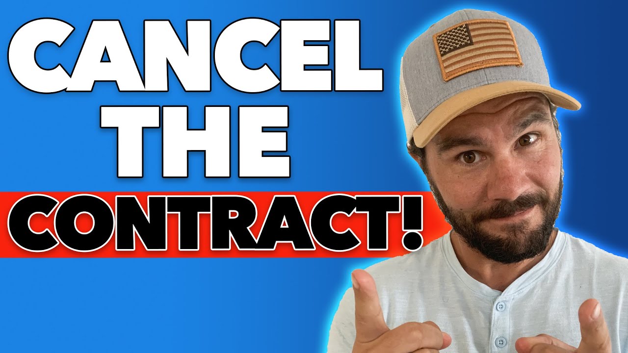 Wholesaling Houses | How To Cancel A Real Estate Contract