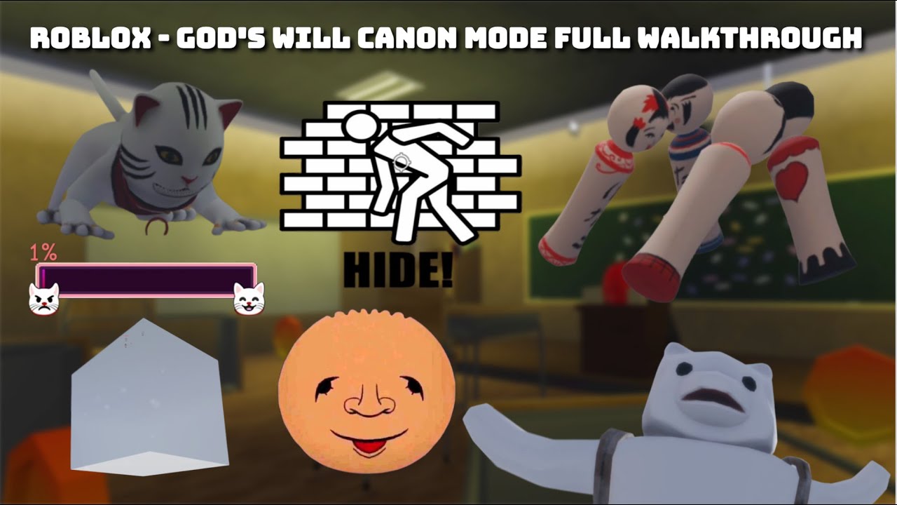 Roblox - God's Will Canon Mode | Full Walkthrough (No Damage Taken)