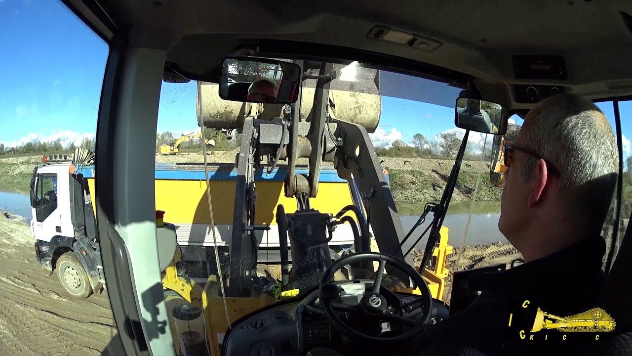 Volvo L180H Wheel Loader ON BOARD View