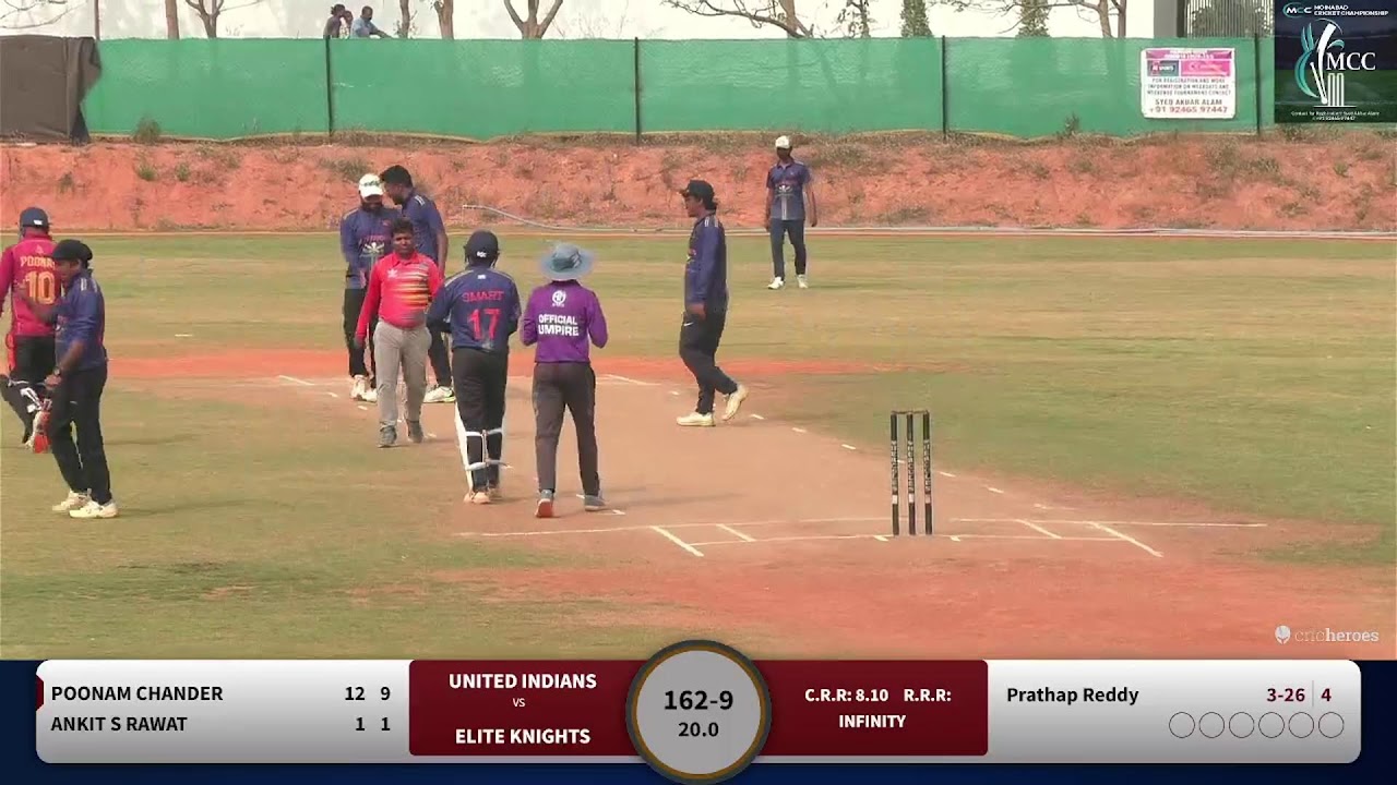 (M.C.C)MOINABAD CRICKET CHAMPIONSHIP  SE-66☆UNITED INDIANS VS ELITE KNIGHTS☆ #cricket