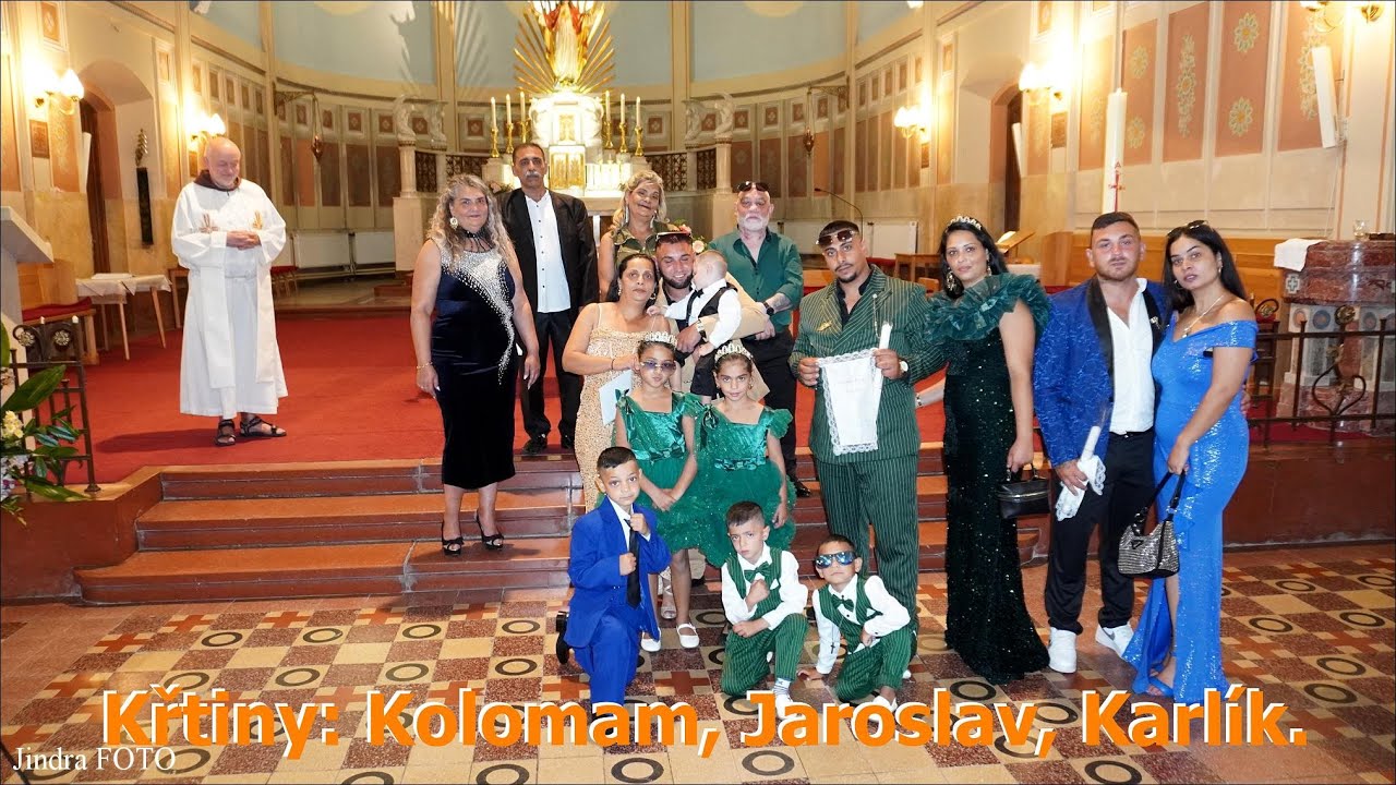 Křtiny: Kolomam, Jaroslav, Karlík.