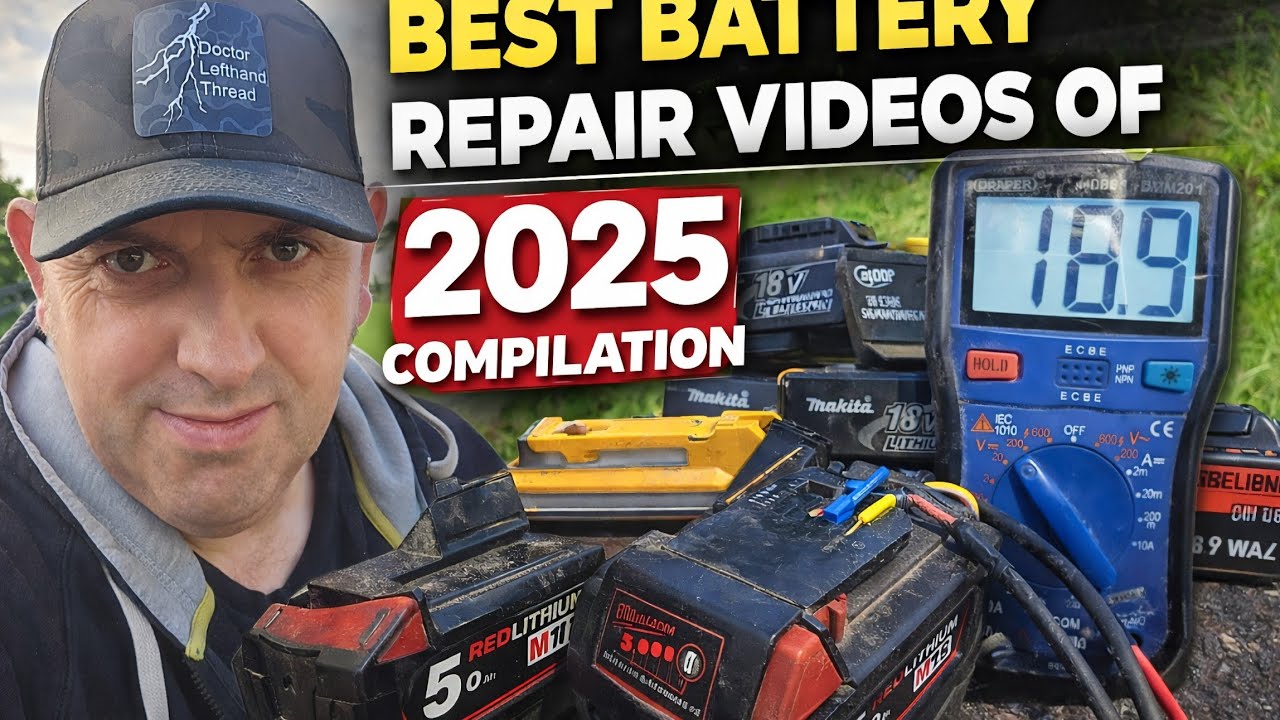 Milwaukee Dewalt Makita Battery repair compilation Best of 2025