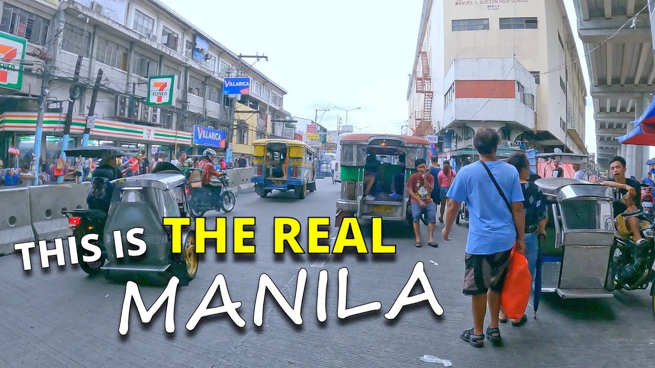 Manila's Urban Pulse: 4K Motorcycle Ride from Taft to Rizal Avenue