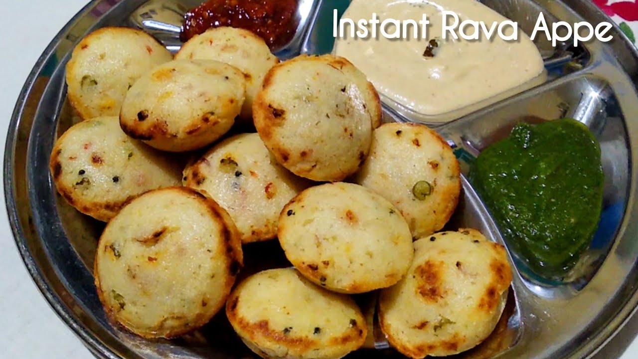 Make Soft Veg Rava Appe Without Curd | Appam Recipe | सूजी और सब्जी से बना नाश्ता