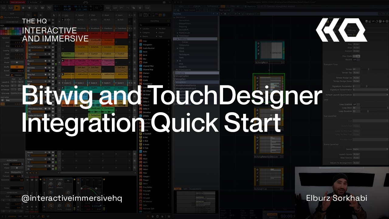Краткое руководство по интеграции Bitwig и TouchDesigner — Учебное пособие по TouchDesigner 149
