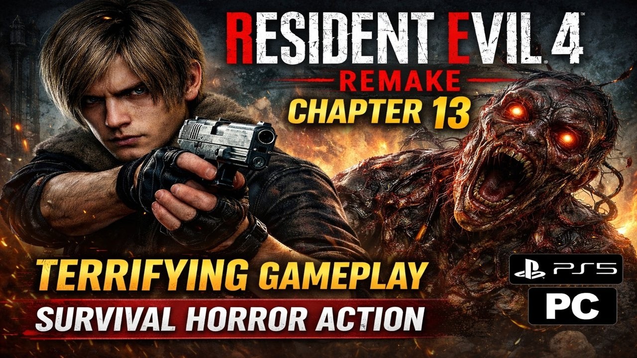 Resident Evil 4 Remake Chapter 13 Gameplay Walkthrough | Intense Survival Horror (No Commentary)