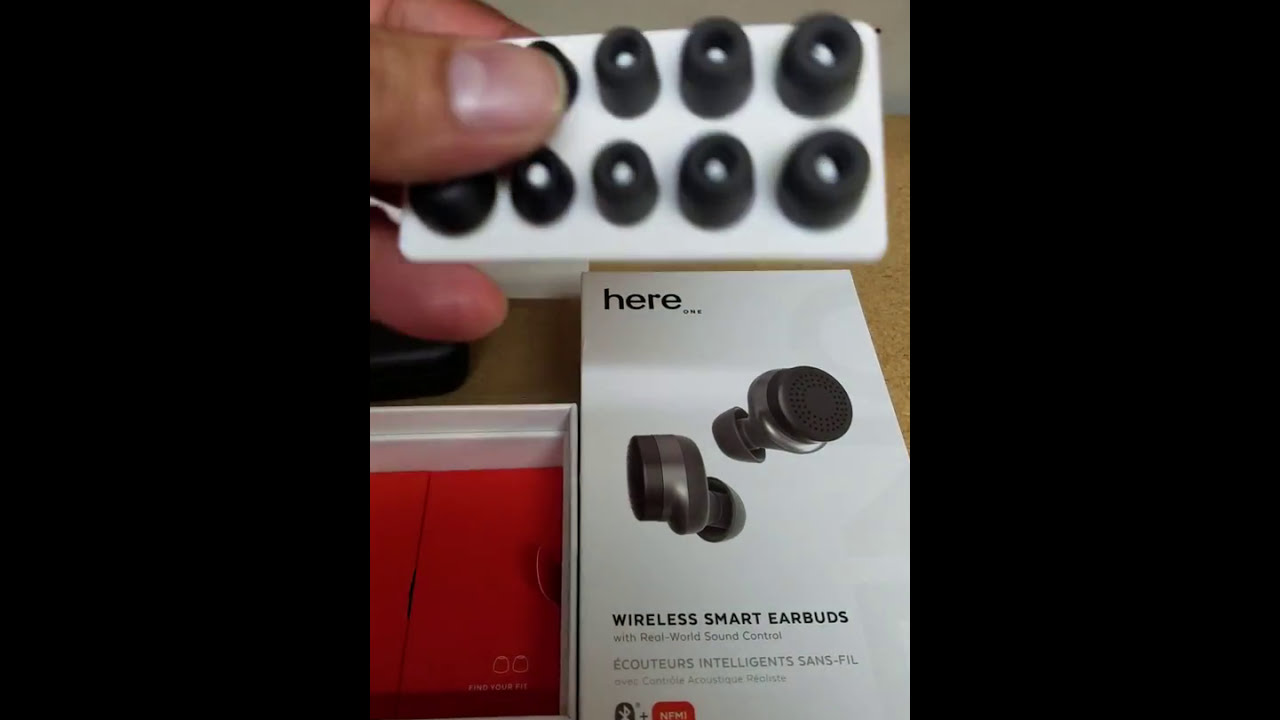 here one wireless smart earbuds unboxing