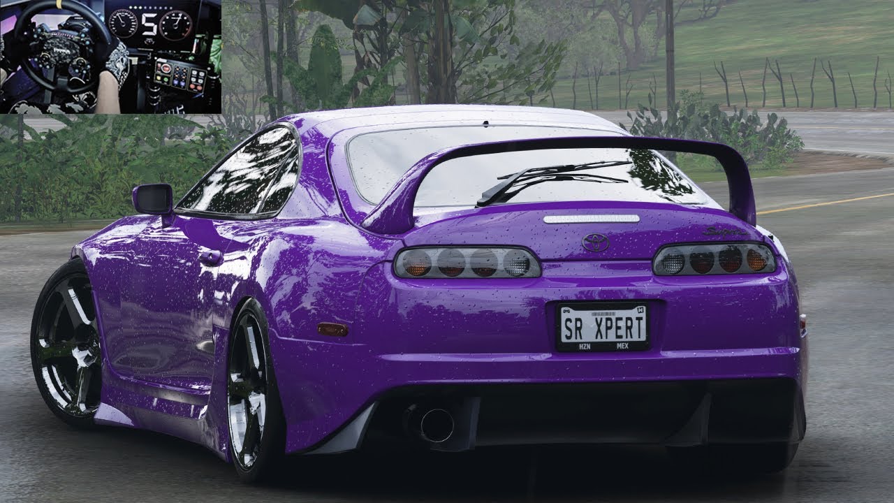 1000Hp Toyota Supra - Forza Horizon 5 | Steering Wheel Gameplay 4K