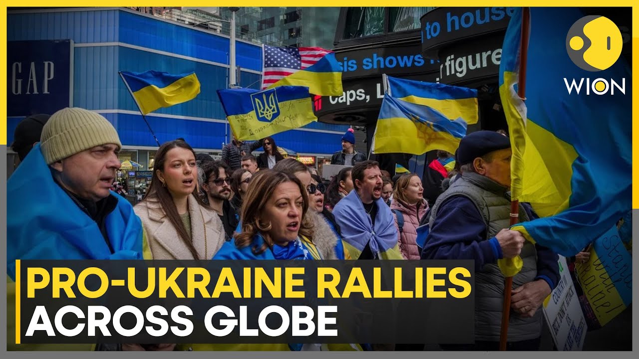 Pro-Ukraine Activists Rally In Paris, Call For Global Solidarity | World News | WION