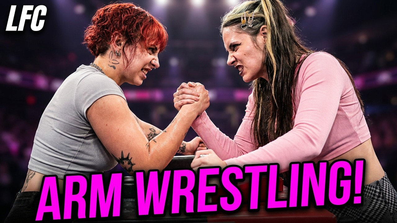 Ziva Fey vs Alley Kat! Full Arm Wrestling Competition