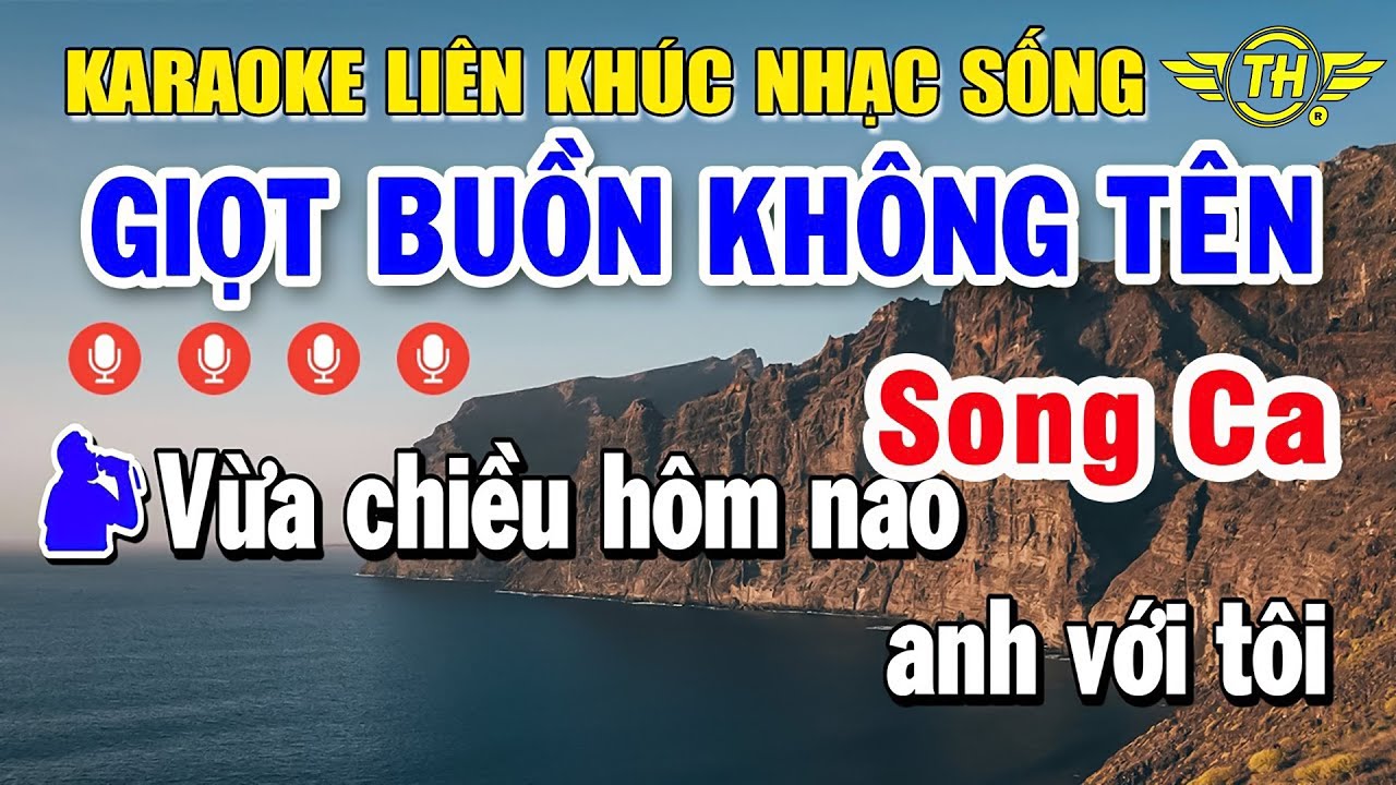 Karaoke Liên Khúc Song Ca Nhạc Trữ Tình Dễ Hát | Tuyển Chọn Nhạc Vàng - Giọt Buồn Không Tên