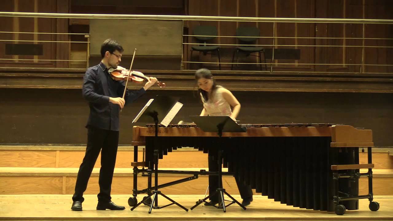 Gunther Schuller - Phantasmata1st movement (violin/marimba)