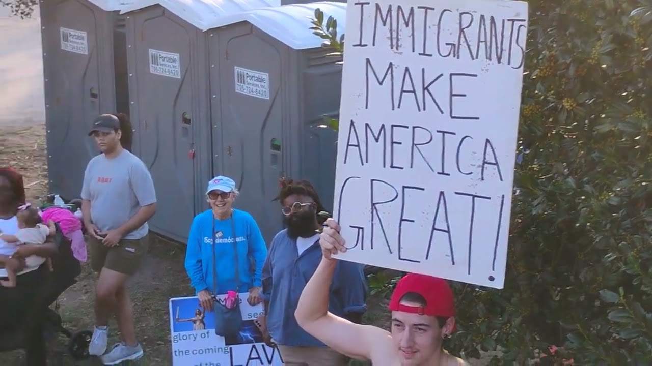 Local No Kings protest Augusta, GA part 2