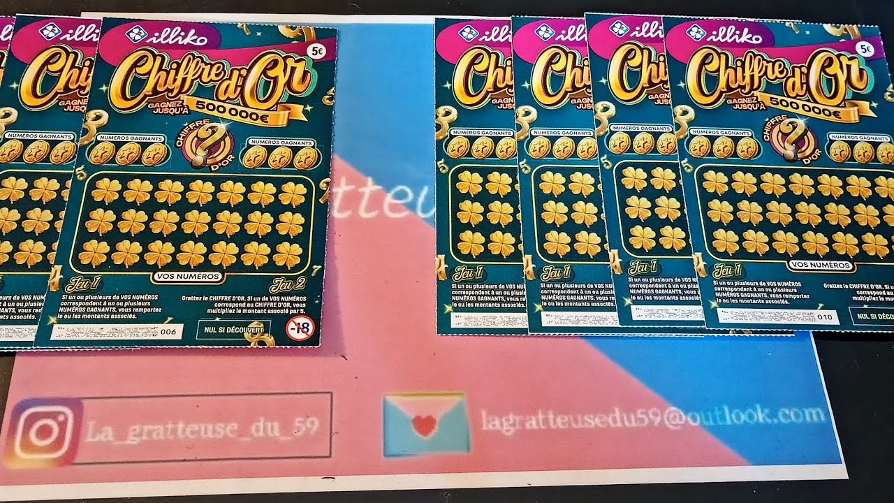 Nouveau ticket découverte Chiffre d'or | Ticket illiko FDJ ~561~