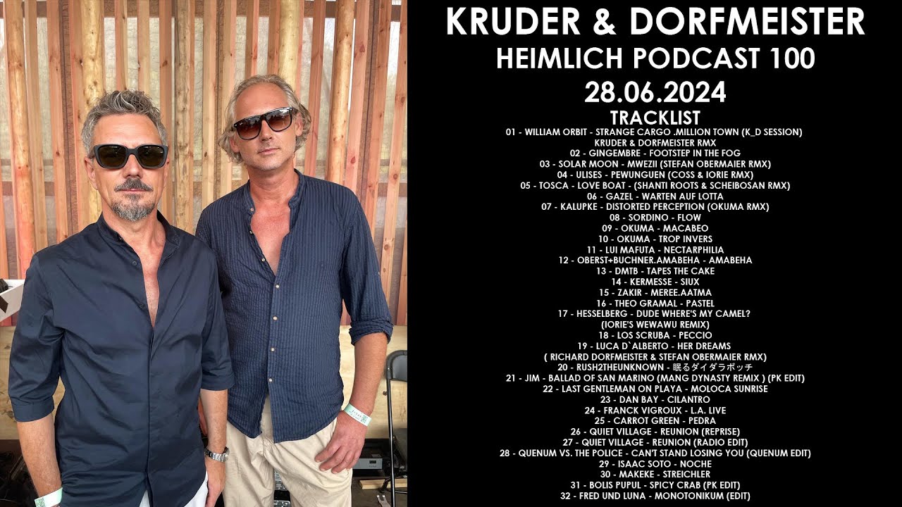 KRUDER & DORFMEISTER (Austria) @ Heimlich Podcast 100 28.06.2024
