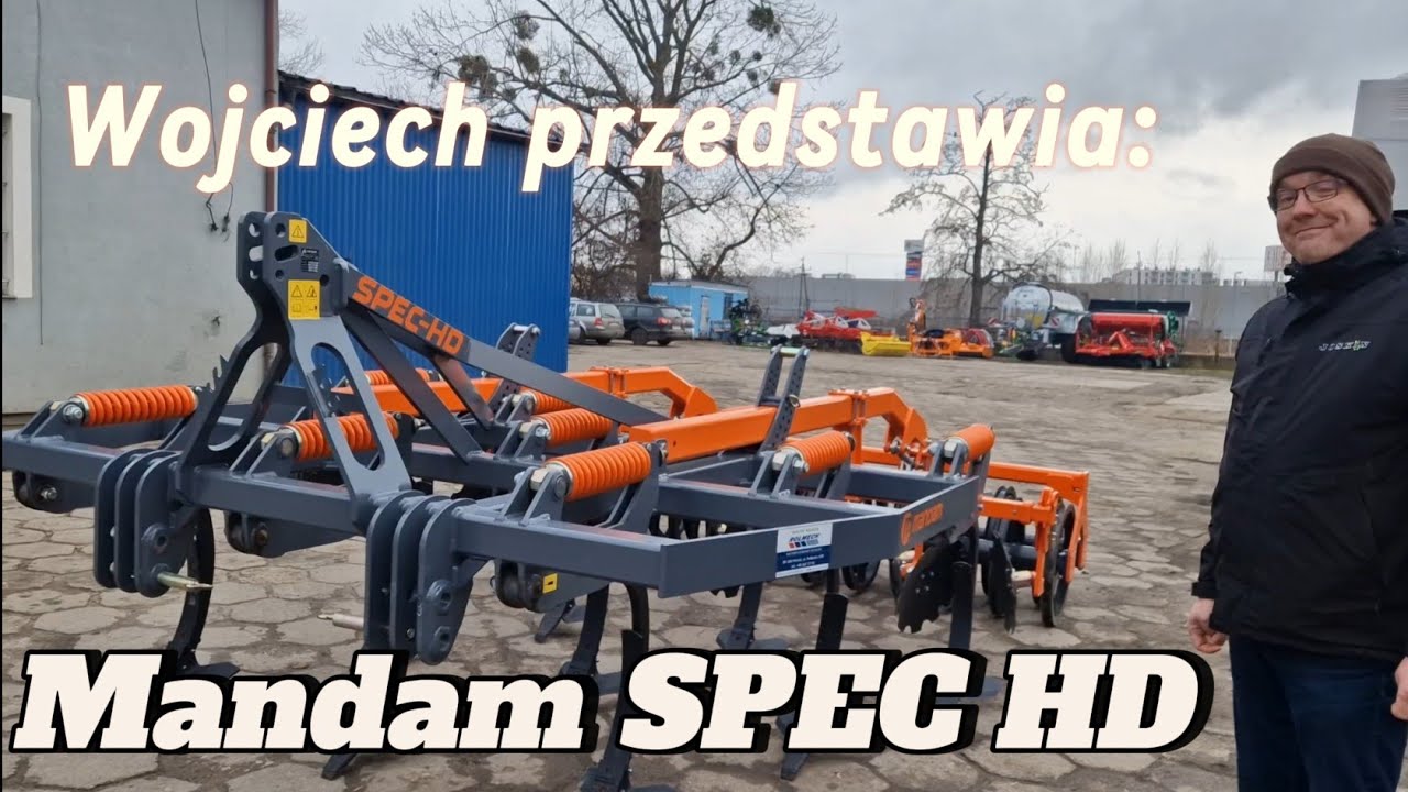 Kultywator bezorkowy Mandam SPEC HD - prezentacja ROLMECH