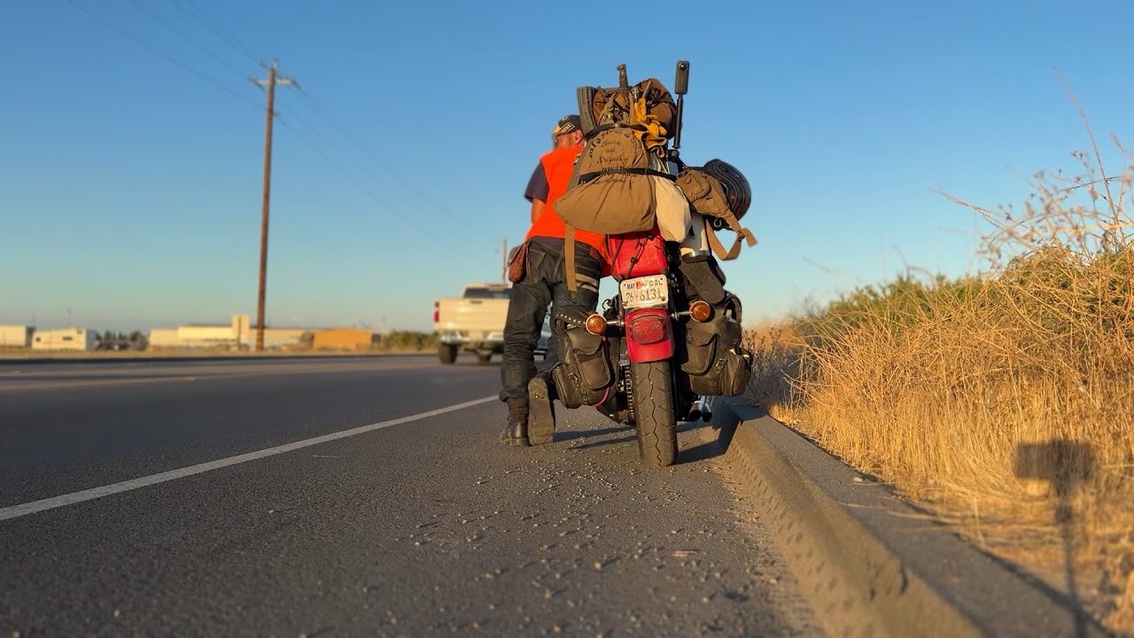 バイク壊れて異国を10km歩くことに。-ハーレーでアメリカを旅する Day.04-