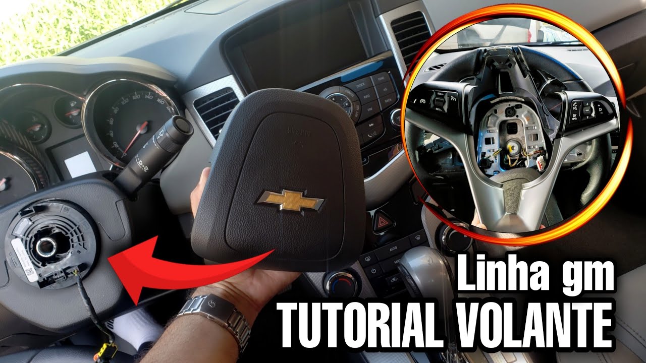 COMO DESMONTAR E TIRAR O VOLANTE DO CRUZE/SPIN/SONIC/ONIX (Passo a Passo)