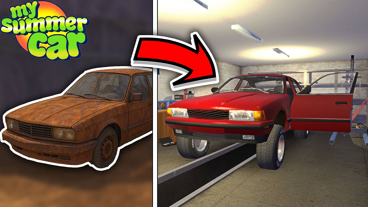 I FOUND AN ABANDONED BMW AND FIXED IT FOR OFFROAD [EDM] - My Summer Car