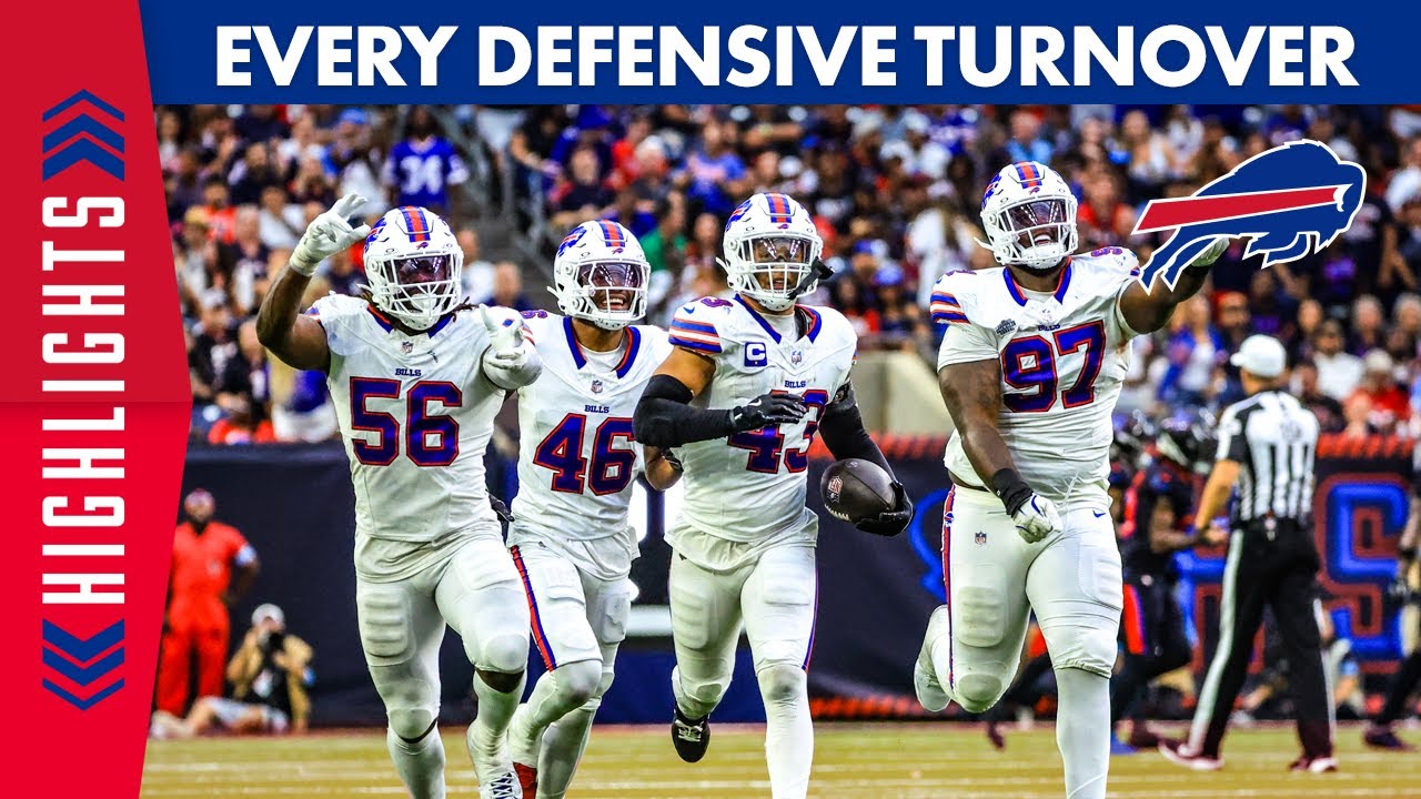 Every Buffalo Bills Defensive Turnover At The Bye!