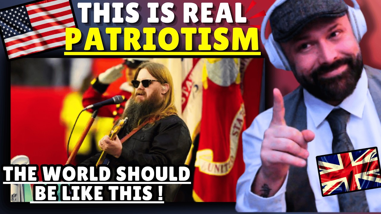 British Dad Reacts to Chris Stapleton&rsquo;s National Anthem (This Gave Me Goosebumps 🇺🇸)