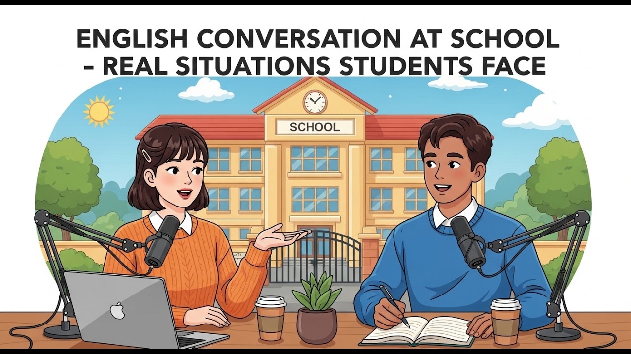English Conversation at School – Real Situations Students Face |  Engish for beginner