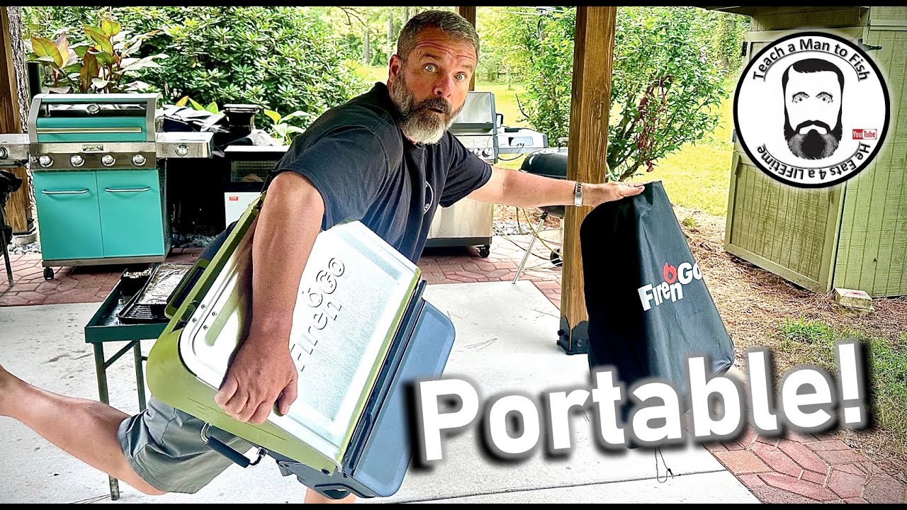 Is 100% Battery Tailgate Pellet Grill/Smoker Worth Your Money? EXIT Fire n Go | Teach a Man to Fish