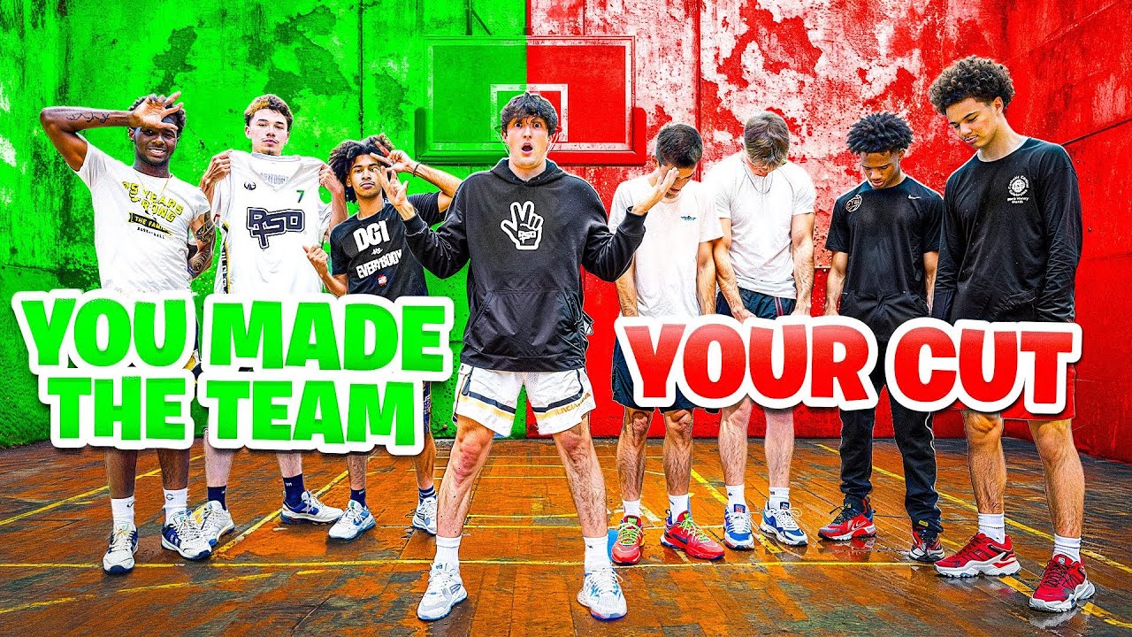 I CUT PEOPLE FROM MY AAU TEAM... (PRIVATE TRYOUT)