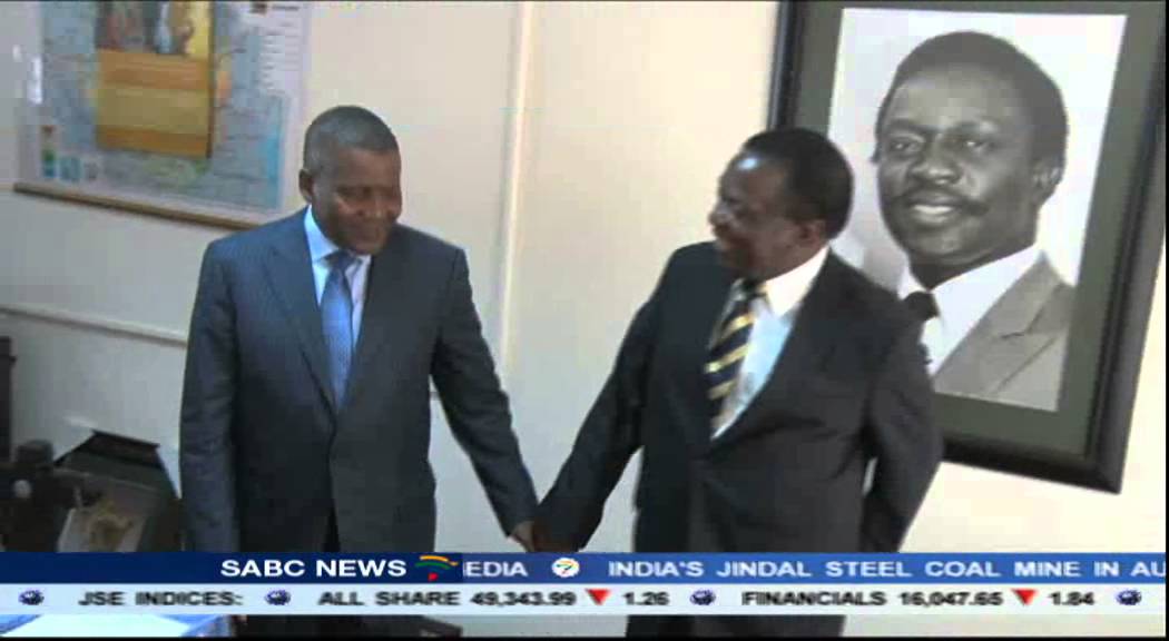 Aliko Dangote is investing 400 million U.S. dollars in Zimbabwe