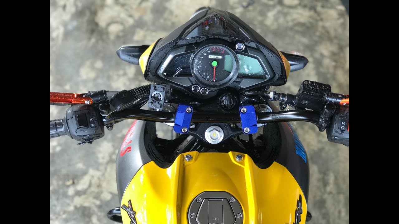 MODENAS NS200 TUKAR HANDLE BAR