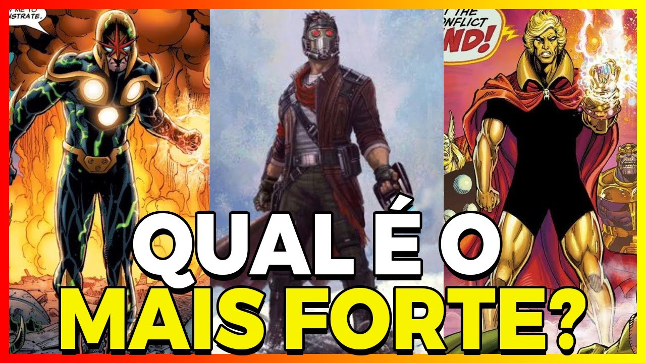 ✅[Incrível] Os 10 Personagens Mais PODEROSOS Dos Guardiões da Galáxia